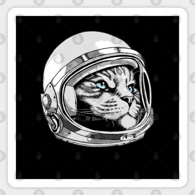 Space Kitty Cat Sticker by DMBarnham